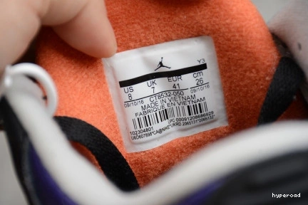 Hyperoad BLACK RETRO JORDAN PURPLE 3 COURT - 0822